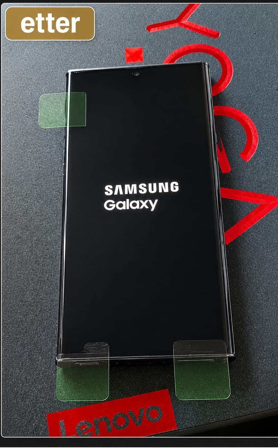 After: Samsung Galaxy S23 Ultra – Original skjermbytte