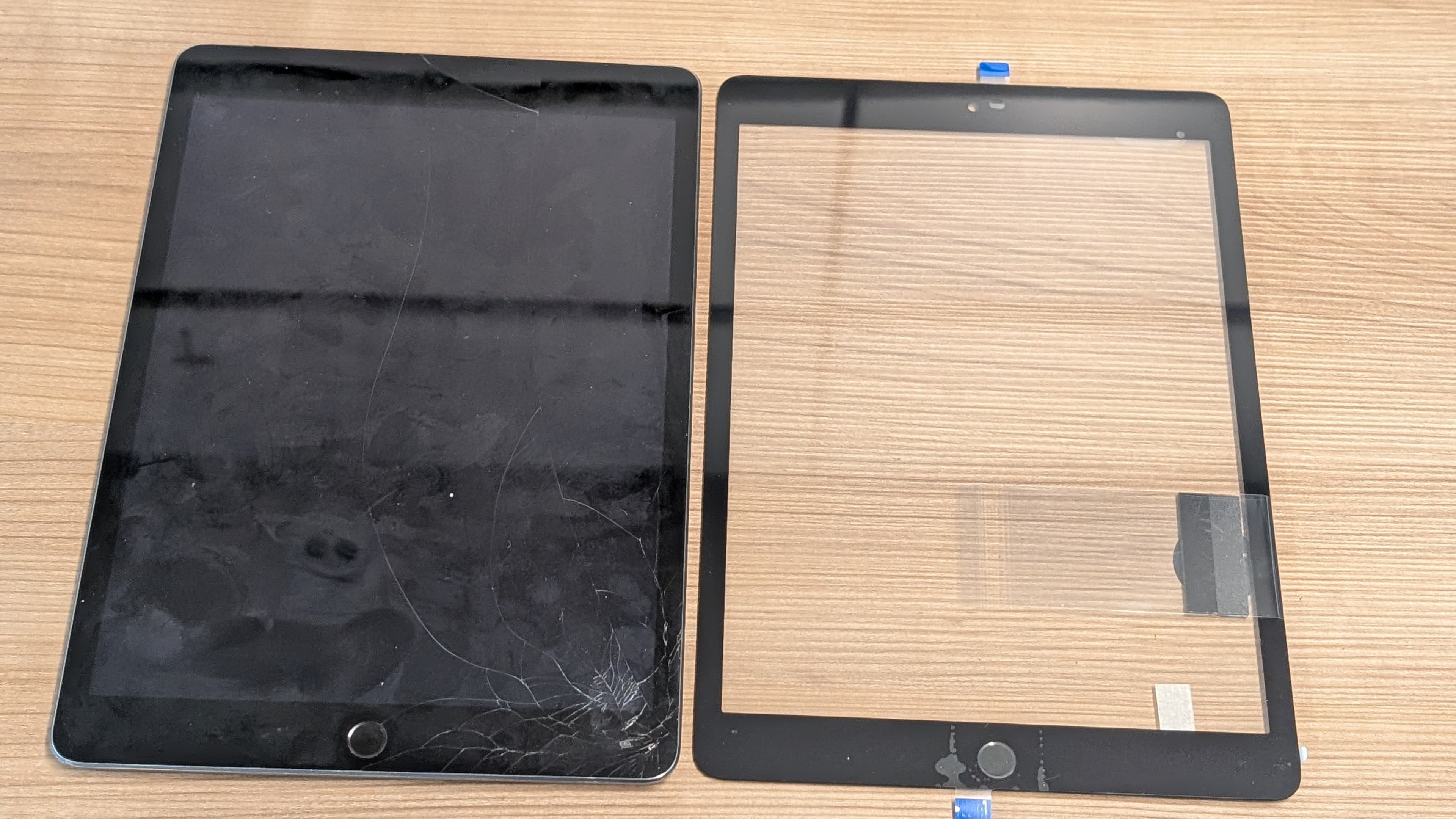 Før: iPad 9 – Skifte av skjerm