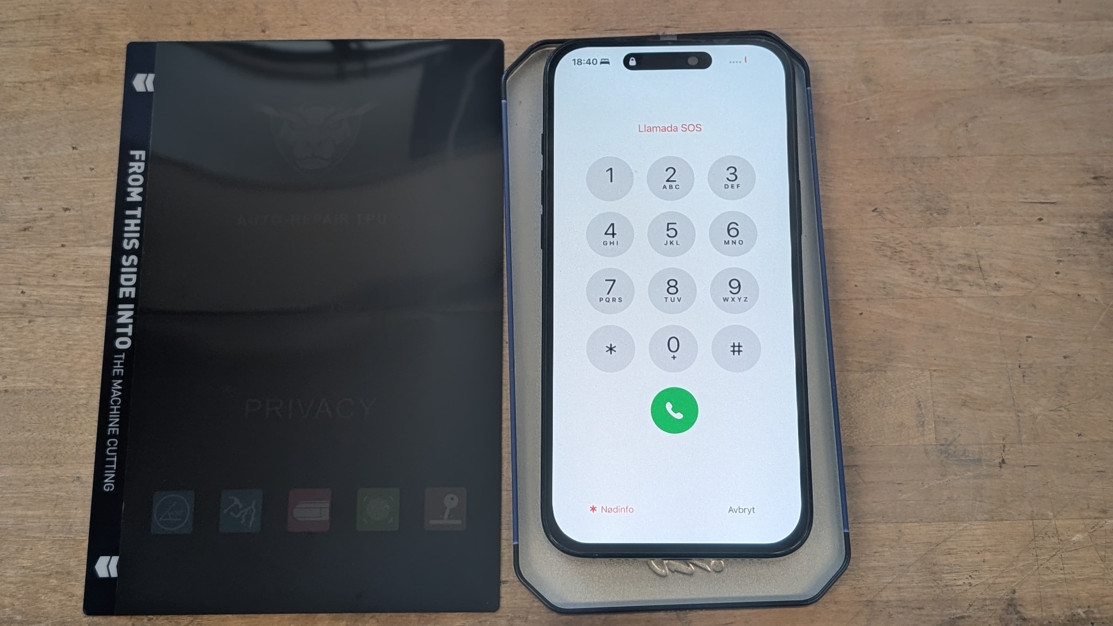 Etter: iPhone 16 Plus – vannskade og svart skjerm